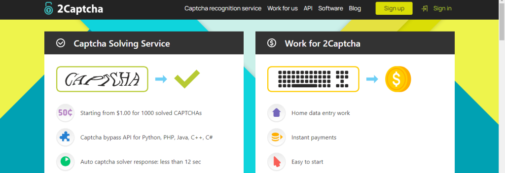 2Captcha Earn Money By Captcha Solving