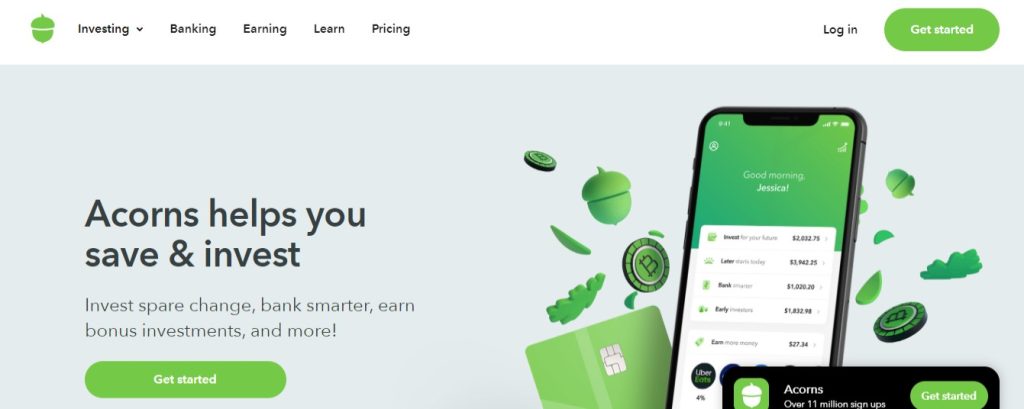 8- Acorns $5+ Sign-Up Bonus