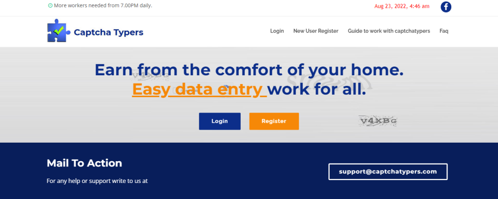 captchatypers Earn Money By Captcha Solving