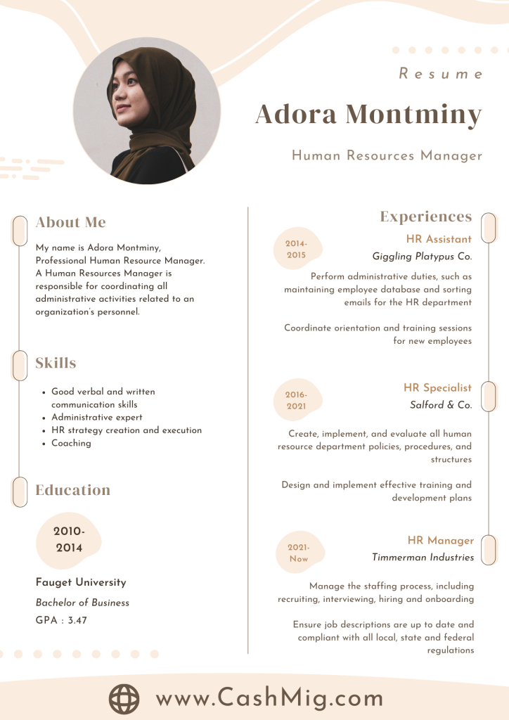 Minimalist Graphic Designer Resume