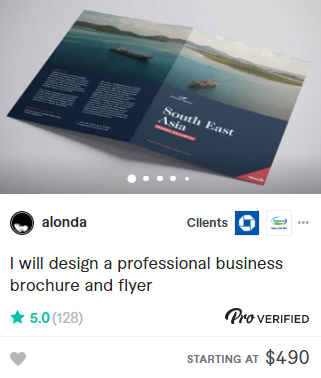 alonda  Highest Paid Brochure Designer on Fiverr