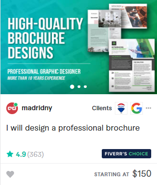 madridny  Highest Paid Brochure Designer on Fiverr