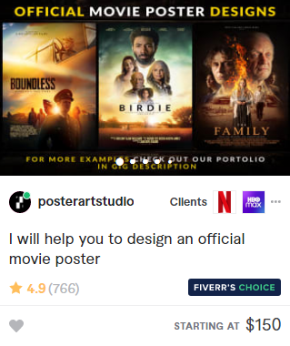 posterartstudio  Highest Paid Poster Designers On Fiverr